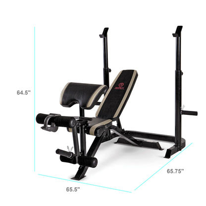 Two Piece Multipurpose Home Gym Workout Strength Weight Bench | MD879