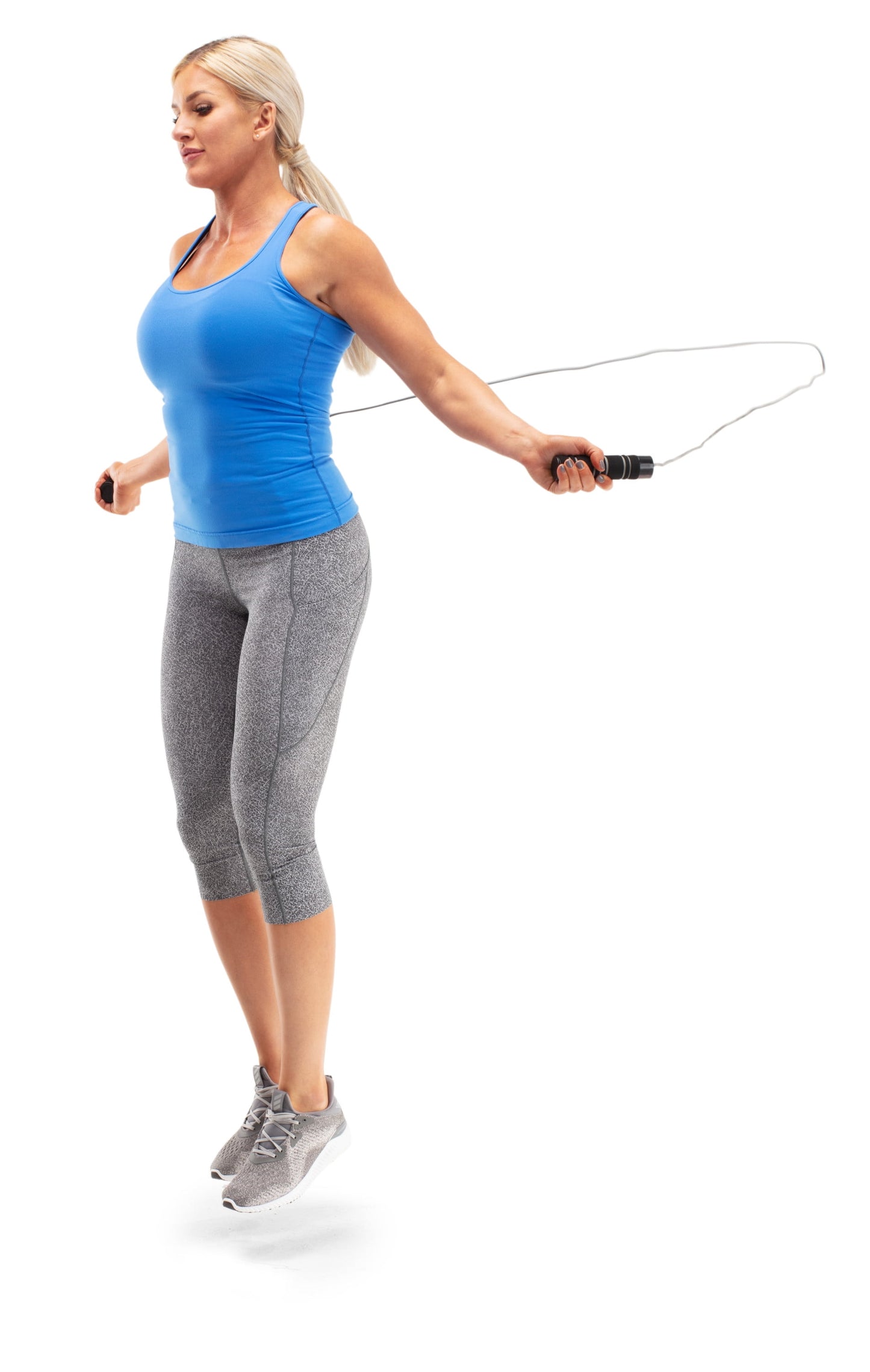 9-Foot Weighted Jump Rope with Adjustable Length